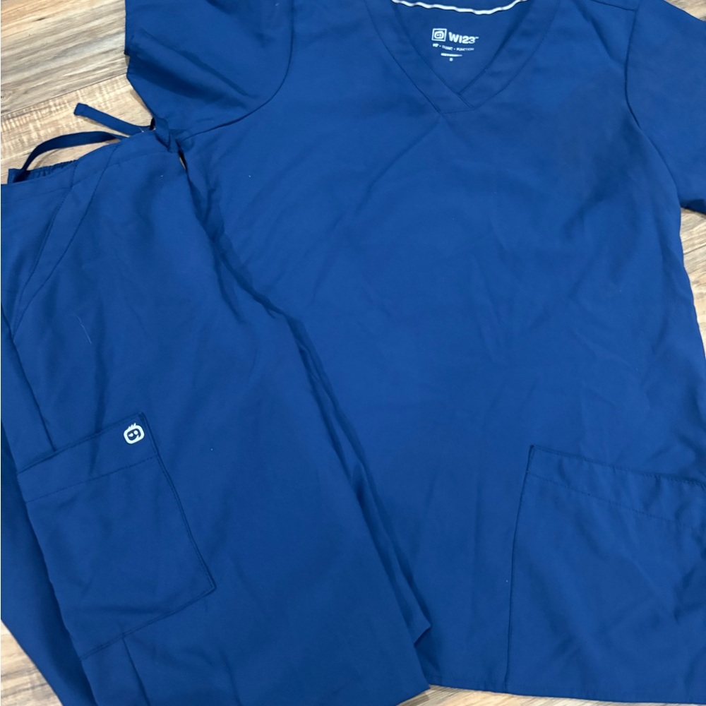 WonderWink Royal Blue Scrub Set
